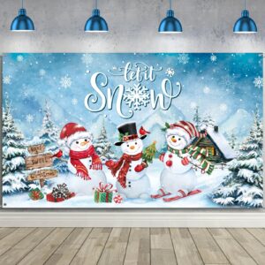 christmas backdrop for photography rustic xmas background winter snowman gifts polyester wall decorations portrait photobooth party banner photo studio props for holiday new year party supplies