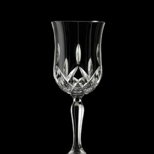 Barski Wine Glass - Goblet - Red Wine - White Wine - Water Glass - Stemmed Glasses - Set of 6 Goblets - Crystal like Glass - 7.75 oz. Beautifully - Cut Crystal - Designed Made in Europe