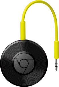 google chromecast audio - gloss black, j42r-uxga