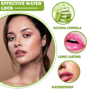 XINGXYUEL 2PCS Aloe Vera Lipstick Magic Color Changing Lip Balm Lip Gloss Long Lasting Moisturizing Gloss Lip Stain for Women Temperature Color Changing Jelly Lipstick Set