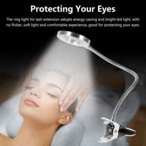 Lash Light for Eyelash Extensions, LED Tattoo Lash Extension Light, USB Beauty Lash Lamp for Skincare Beauty Salon Manicure Desk Lamp