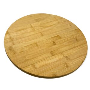 RoomForLife - Solid Bamboo Turntable - 14 inch Diameter Multi use Lazy Susan