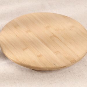 RoomForLife - Solid Bamboo Turntable - 14 inch Diameter Multi use Lazy Susan
