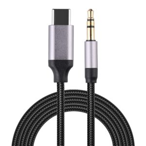 vaks usb c to 3.5mm audio aux jack cable (3.3 ft), type c adapter to 3.5mm headphone stereo cord compatible with samsung galaxy s22 s21 ultra s20 s10 s9 note 20, google pixel 6 pro/3/2, grey