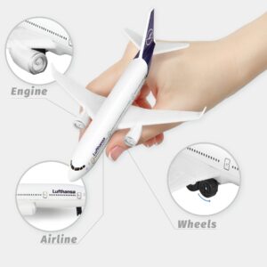 Joylludan Model Airplanes Plane Lufthansa Model Airplane Planes Aircraft Model for Collection & Gifts