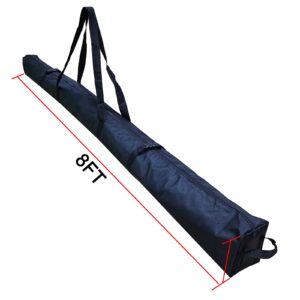 Hecis Backdrop Stand Bag, 8ft Pipe and Drape Carry Bag, Upright Bag, Crossbar Bag, Pole Bag, for Pipe and Drape Backdrop Stand, Metal Backdrop Stand