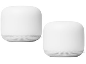 google nest wifi access point non-retail packaging - connect to ac2200 mesh wi-fi 2nd gen (2-pack, snow)