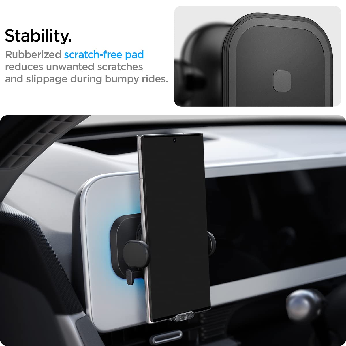 Spigen OneTap Universal Designed for Ioniq 5 2024 2023 2024 Dashboard Car Mount (Magnetically Attaches to Ioniq 5's Dashboard)