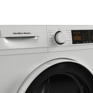Hamilton Beach Electric Fullsize Ventless Laundry Clothes Dryer, 4 cu. ft. Capacity, with Stainless Steel Tub, Easy Control, 4 Automatic Drying Modes, Apartments, Houses, 24-Inch Width, White