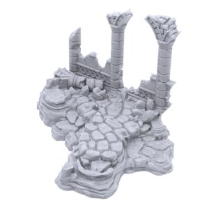 EnderToys Ancient Ruins by Printable Scenery, 3D Printed Tabletop RPG Scenery and Wargame Terrain 28mm Miniatures