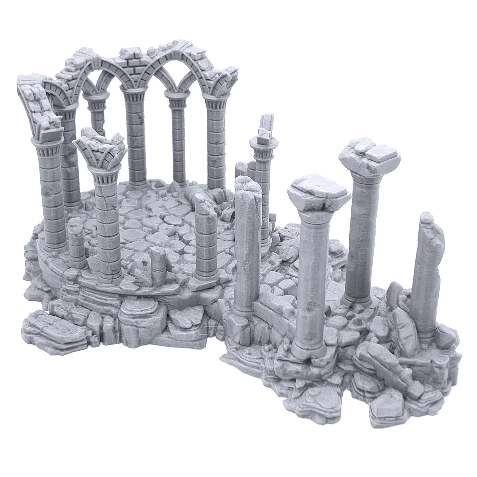 EnderToys Ancient Ruins by Printable Scenery, 3D Printed Tabletop RPG Scenery and Wargame Terrain 28mm Miniatures
