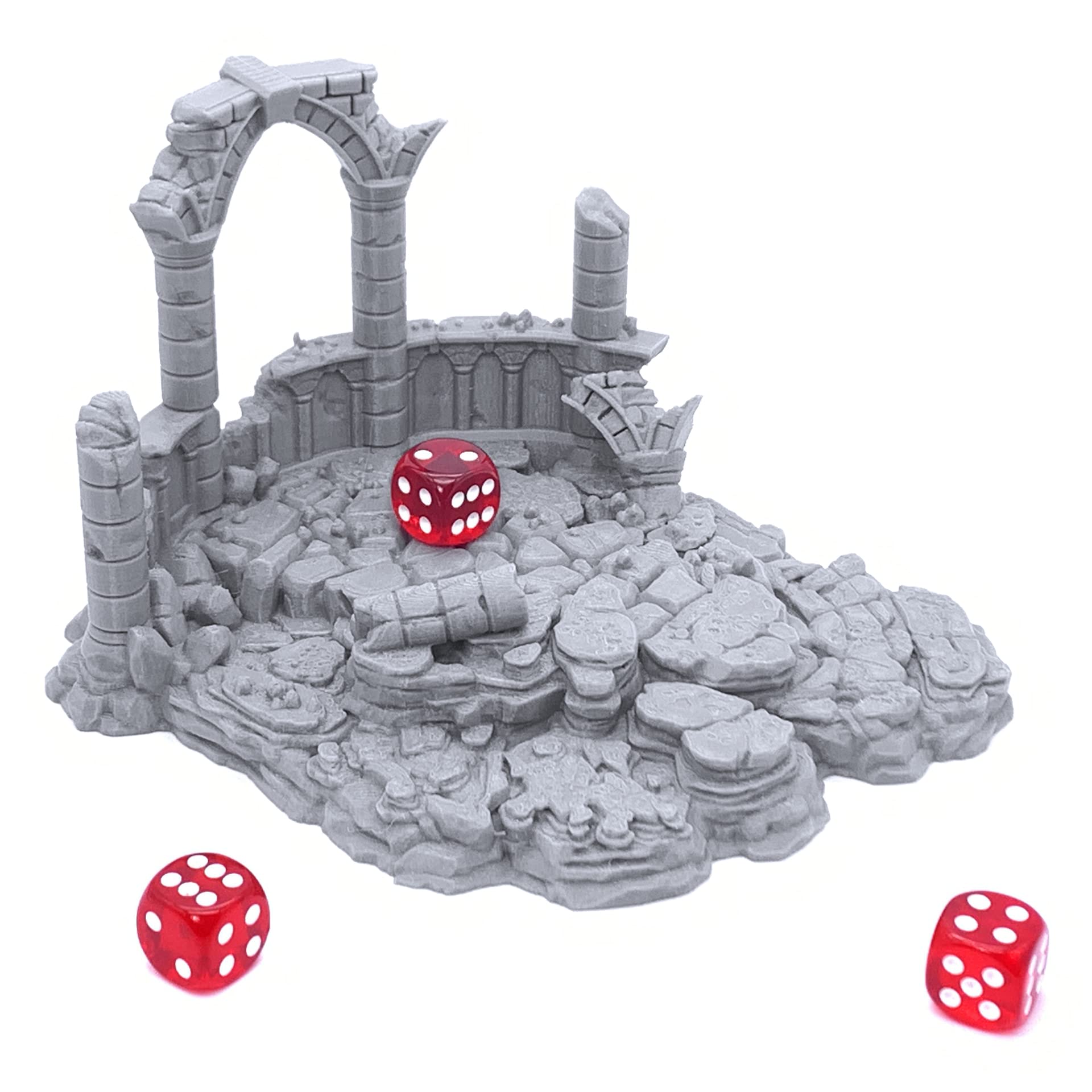 EnderToys Ancient Ruins by Printable Scenery, 3D Printed Tabletop RPG Scenery and Wargame Terrain 28mm Miniatures