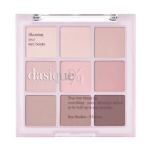 dasique shadow palette #13 cool blending l vegan, cruelty-free l 9 blendable shades in smooth matte finish