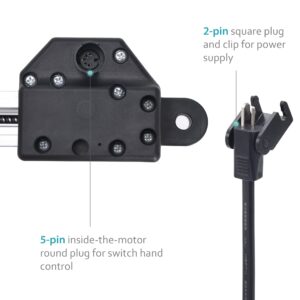 Okin Refined-R Model JLDQ-11 & JLDQ.11.156.333D Power Recliner Motor, Lift Chair Actuator Replacement Part for JLDQ.11.156.333/A/K/P/Z