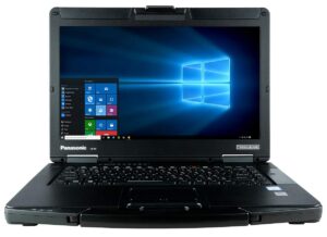 panasonic toughbook 54 14-inch laptop - intel core i5-6300u 2.40ghz - 8gb - 256gb ssd - wi-fi - bluetooth - backlit keyboard - dvd - windows 10 pro (renewed)