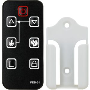 replacement for febo flame electric fireplace remote control zhs-30-a 13in-30-054