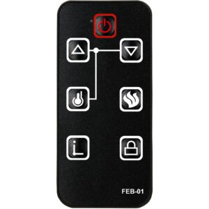 Replacement for FEBO Flame Electric Fireplace Remote Control ZHS-30-A 13IN-30-054