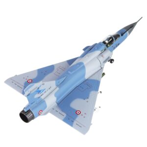 HANGHANG 1/100 Mirage 2000 Model Fighter Plane Metal Aircraft Model Military Airplane Model Diecast Model Plane for Collection or Gift