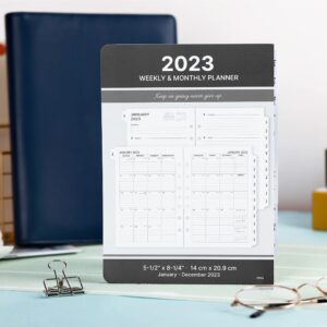 2023-2024 Planner Refills - Planner Refills 2023-2024, 2023-2024 Weekly & Monthly Planner Refills, 2023-2024 Planner Inserts, A5 Planner Refills, A5 Planner Inserts, 5-1/2" x 8-1/4", Jul.2023 -