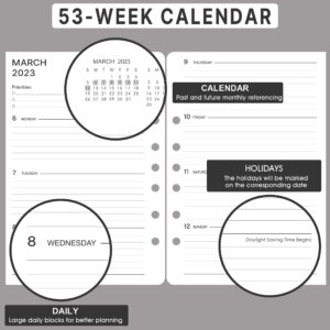 2023-2024 Planner Refills - Planner Refills 2023-2024, 2023-2024 Weekly & Monthly Planner Refills, 2023-2024 Planner Inserts, A5 Planner Refills, A5 Planner Inserts, 5-1/2" x 8-1/4", Jul.2023 -