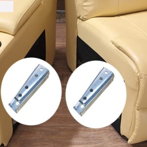 MEICOCO Sectional Sofa Connectors, Universal Sectional Couch Interlocking, Furniture Connector for Sofa, Bed 2 Pair