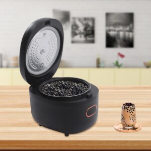 dnysysj automatic boba pot, commercial boba cooker 5l touchscreen pearl tapioca cooker milk tea cooker for cooking boba taro ball sago, three-dimensional circulation heating, 110v (style 2, 900w)