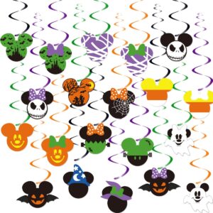 halloween mickey minnie hanging swirls for mickey minnie theme halloween party birthday party decorations