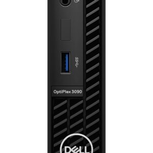 Dell [Windows 11 Pro] OptiPlex 3090 MFF Business Micro Form Factor Desktop, Intel Hexa-Core i5-10500T up to 3.8GHz, 16GB DDR4 RAM, 512GB PCIe SSD, USB WiFi Adapter, RJ-45, Mouse and Keyboard, Black