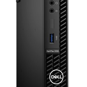 Dell [Windows 11 Pro] OptiPlex 3090 MFF Business Micro Form Factor Desktop, Intel Hexa-Core i5-10500T up to 3.8GHz, 16GB DDR4 RAM, 512GB PCIe SSD, USB WiFi Adapter, RJ-45, Mouse and Keyboard, Black