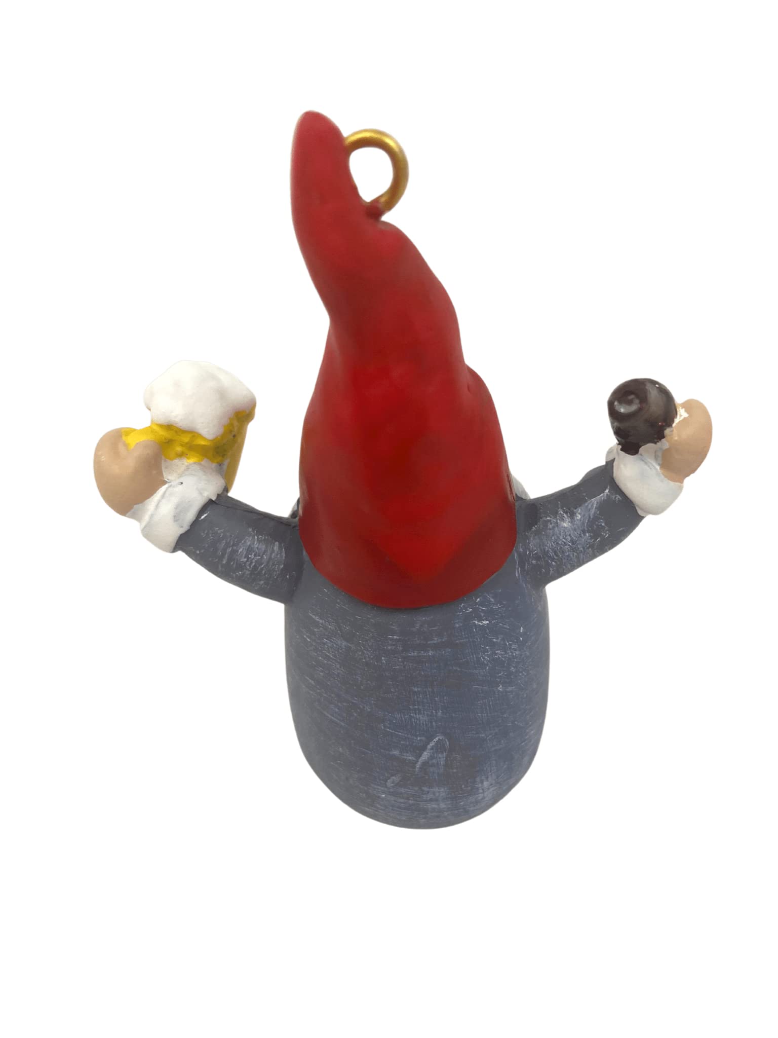 Funny Beer and Wine Lover Christmas Ornaments (Gnome Beer)