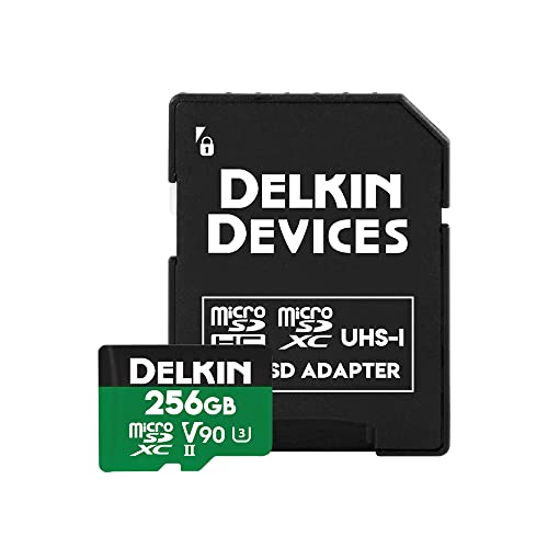 Delkin Devices 256GB Power microSDXC UHS-II (V90) Memory Card