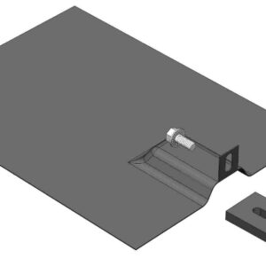 Pack 10 Black Z Foot Bracket with Flashing for Solar Panel PV Module Mounting Racking Installation