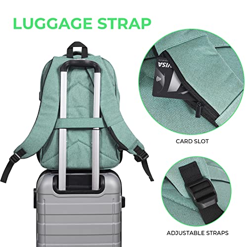 LERASO Laptop Backpack, Green