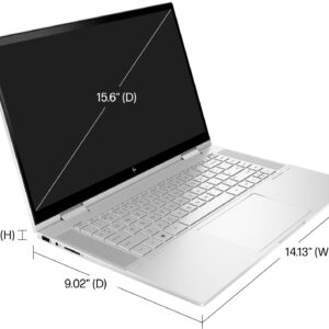 HP Envy x360 2-in-1 Convertible Business Laptop, 15.6” FHD Touchscreen, 12th Gen Intel Core i7-1255U, Windows 11 Pro, 16GB RAM, 512GB SSD, Long Battery Life, Backlit Keyboard, 32GB Durlyfish USB Card