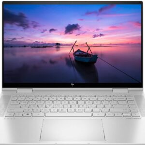 HP Envy x360 2-in-1 Convertible Business Laptop, 15.6” FHD Touchscreen, 12th Gen Intel Core i7-1255U, Windows 11 Pro, 16GB RAM, 512GB SSD, Long Battery Life, Backlit Keyboard, 32GB Durlyfish USB Card