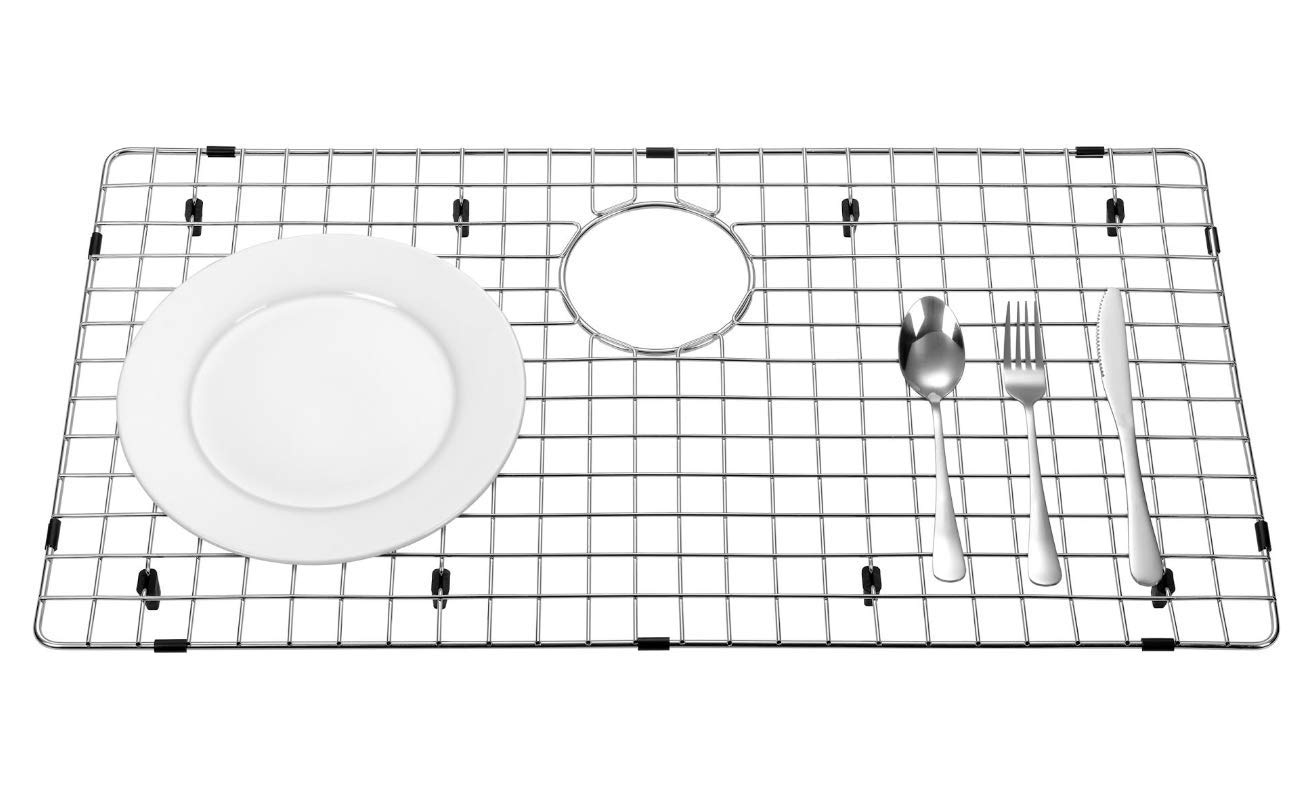 Starstar Sinks Protector Stainless Steel Kitchen Sink Bottom Grid, Rack (28 L x 14 W)