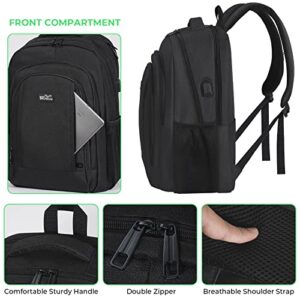 LERASO Laptop Backpack, Black