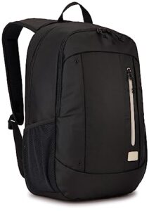 case logic - accessories yellow recycled backpack 15.6 in black