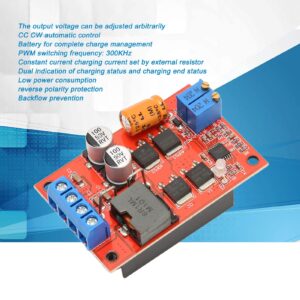 MPPT Solar Panel Controller Module, Solar Charger Module with Reverse Connection Low Power Consumption Battery Charger Module for Lithium Battery, High Power LED