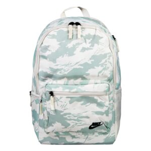 nike heritage 2.0 camo backpack sail/black dq5931-133, one size