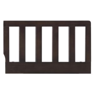 oxford baby logan crib to toddler bed guard rail conversion kit, espresso brown, greenguard gold certified