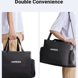 UGREEN Carrying Case Bag for PowerRoam 1200 Portable Power Station Black (Power Station Not Included)