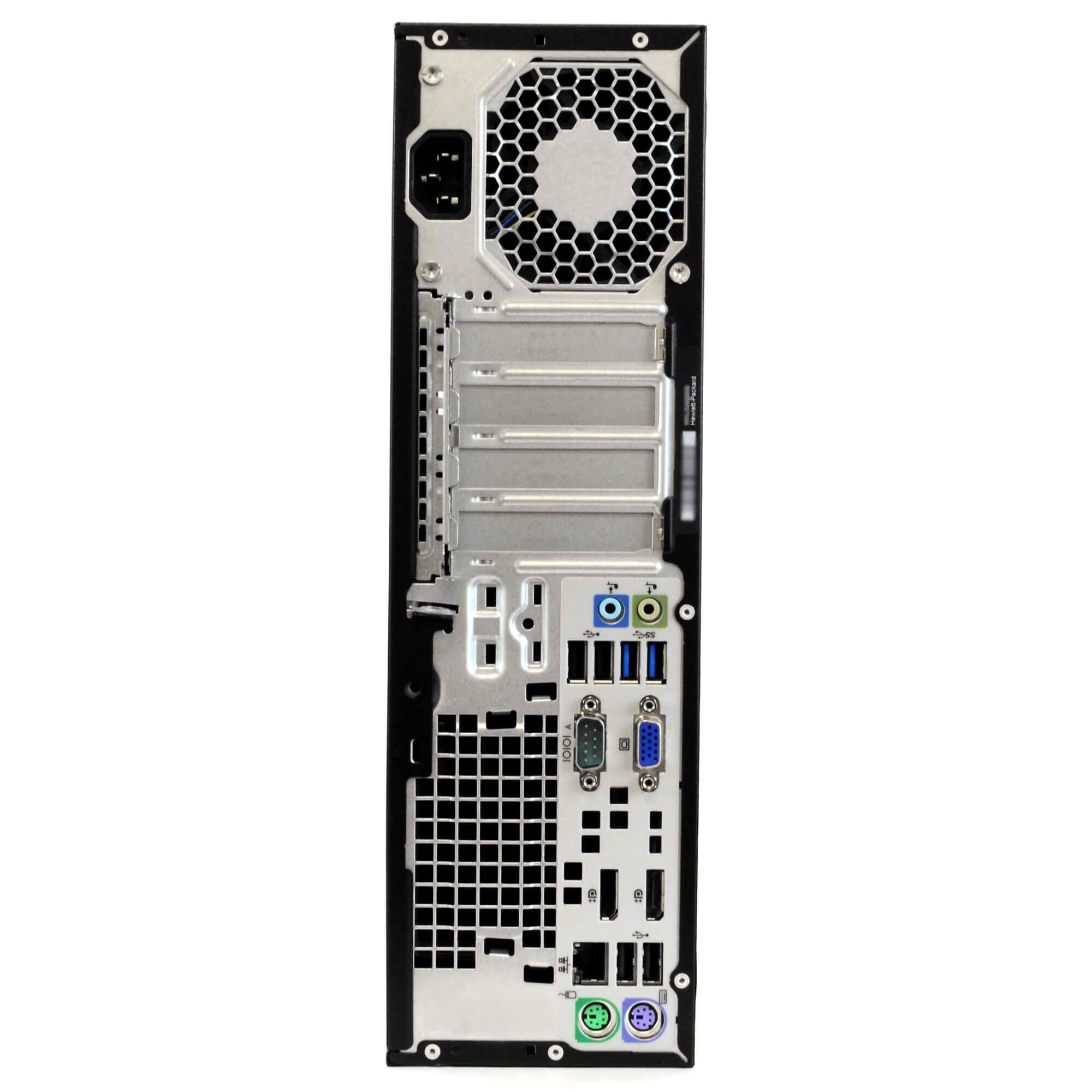 HP EliteDesk 800G1 Small Desktop Computer (SFF) | Quad Core Intel i7 (3.40GHz) | 32GB DDR3 RAM | 1TB SSD Solid State | Windows 10 Pro | 24in Monitor | RGB Mouse + Keyboard (Renewed)