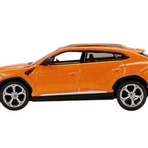 Lambo Urus Arancio Borealis Orange Met w/Sunroof Limited Edition to 2400 Pieces Worldwide 1/64 Diecast Model Car by True Scale Miniatures MGT00360