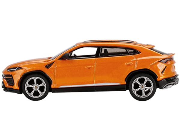 Lambo Urus Arancio Borealis Orange Met w/Sunroof Limited Edition to 2400 Pieces Worldwide 1/64 Diecast Model Car by True Scale Miniatures MGT00360