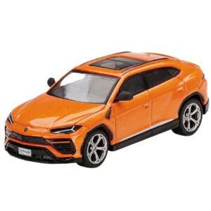 Lambo Urus Arancio Borealis Orange Met w/Sunroof Limited Edition to 2400 Pieces Worldwide 1/64 Diecast Model Car by True Scale Miniatures MGT00360