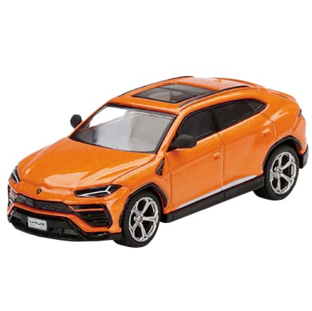Lambo Urus Arancio Borealis Orange Met w/Sunroof Limited Edition to 2400 Pieces Worldwide 1/64 Diecast Model Car by True Scale Miniatures MGT00360