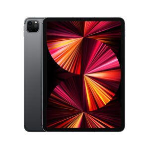 2021 apple ipad pro (11-inch, wi-fi + cellular, 128gb) - space gray (renewed premium)