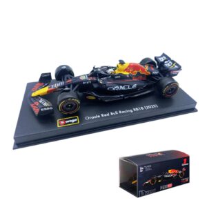 htlnuzd bburago 1:43 2022 f1 champion racing rb18#1 formula max verstappen 1/43 no.1 alloy car die cast model toy collectible (hardcover version)