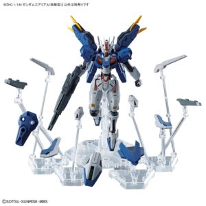 Bandai Hobby - Mobile Suit Gundam: The Witch from Mercury - #19 Gundam Aerial Rebuild, Bandai Spirits HG 1/144 Model Kit,Blue